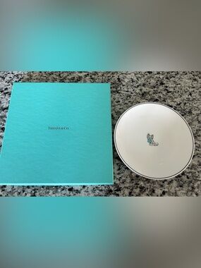 Tiffany & Co. Yorkie plate